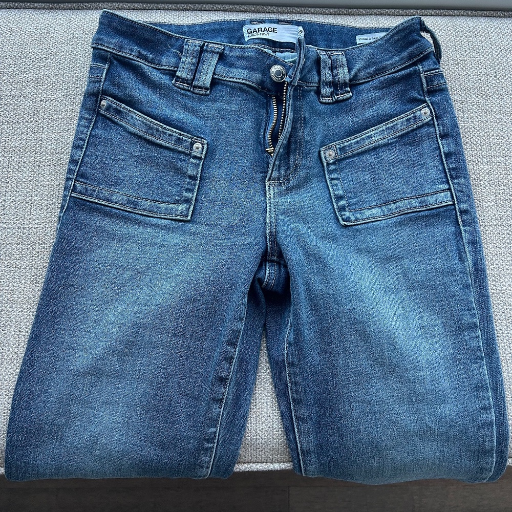 garage flare jeans